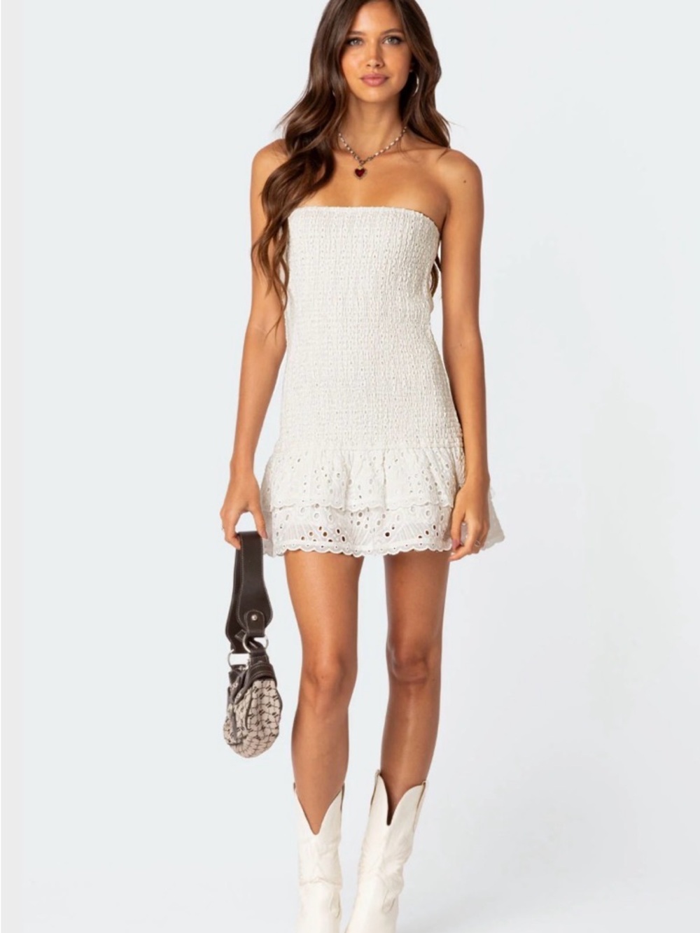Edikted White Dress